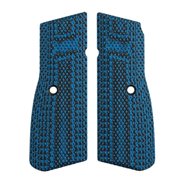 FN 20-100622 High Power G10 Black Blue Handgun Grips - FN America