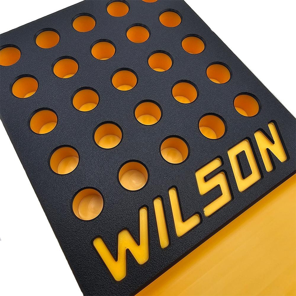 L.E. Wilson W25-PBY44 Reloading Tray 25-Hole Black/Yellow .440 Bullet Cup - L.E. Wilson