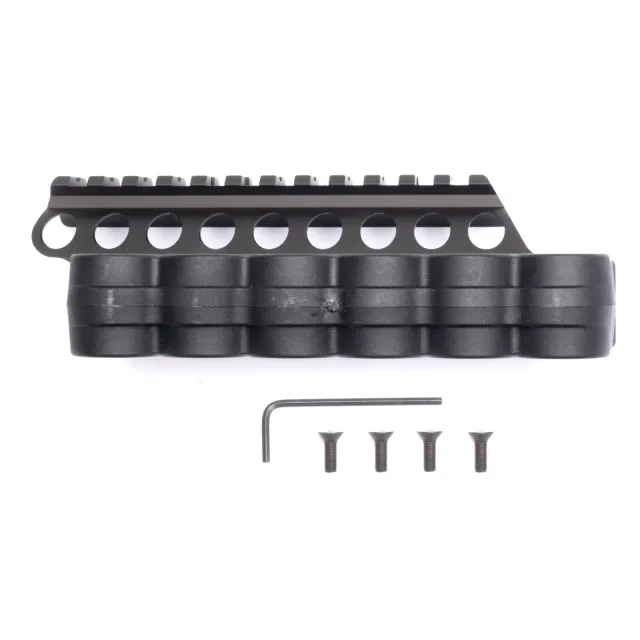 Buy Mesa Tactical 94880 SureShell 6-Shell Side Saddle 4.75" Rail 12 Ga Black online