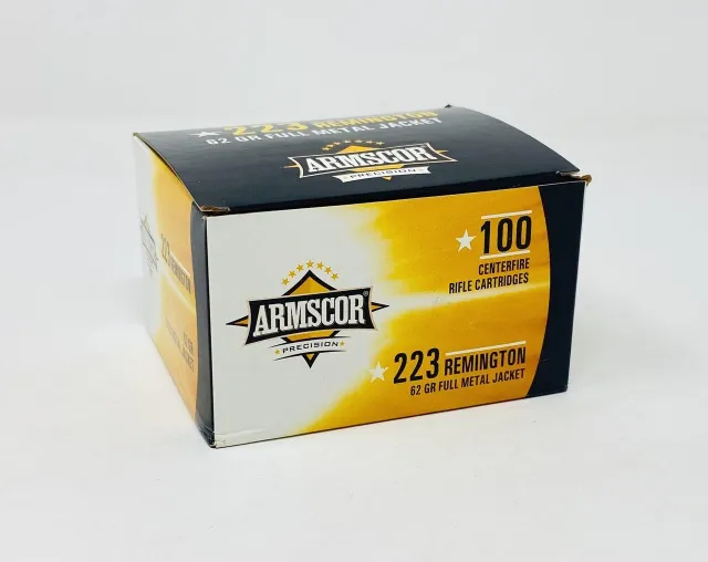 Armscor 223rem 62gr Fmj Value Pack 100rd Bx 1200rd Case