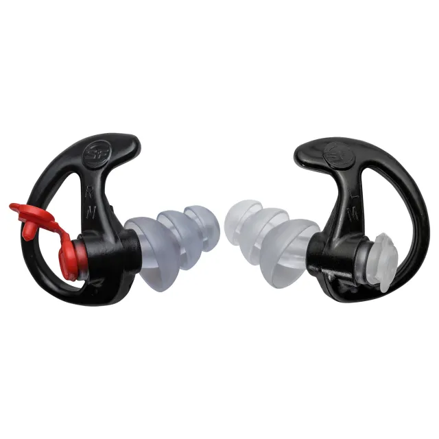 SureFire EP4-BK-MPR-BULK Sonic Defenders Plus Ear Plugs, Medium, Black, 25 Pairs - SureFire