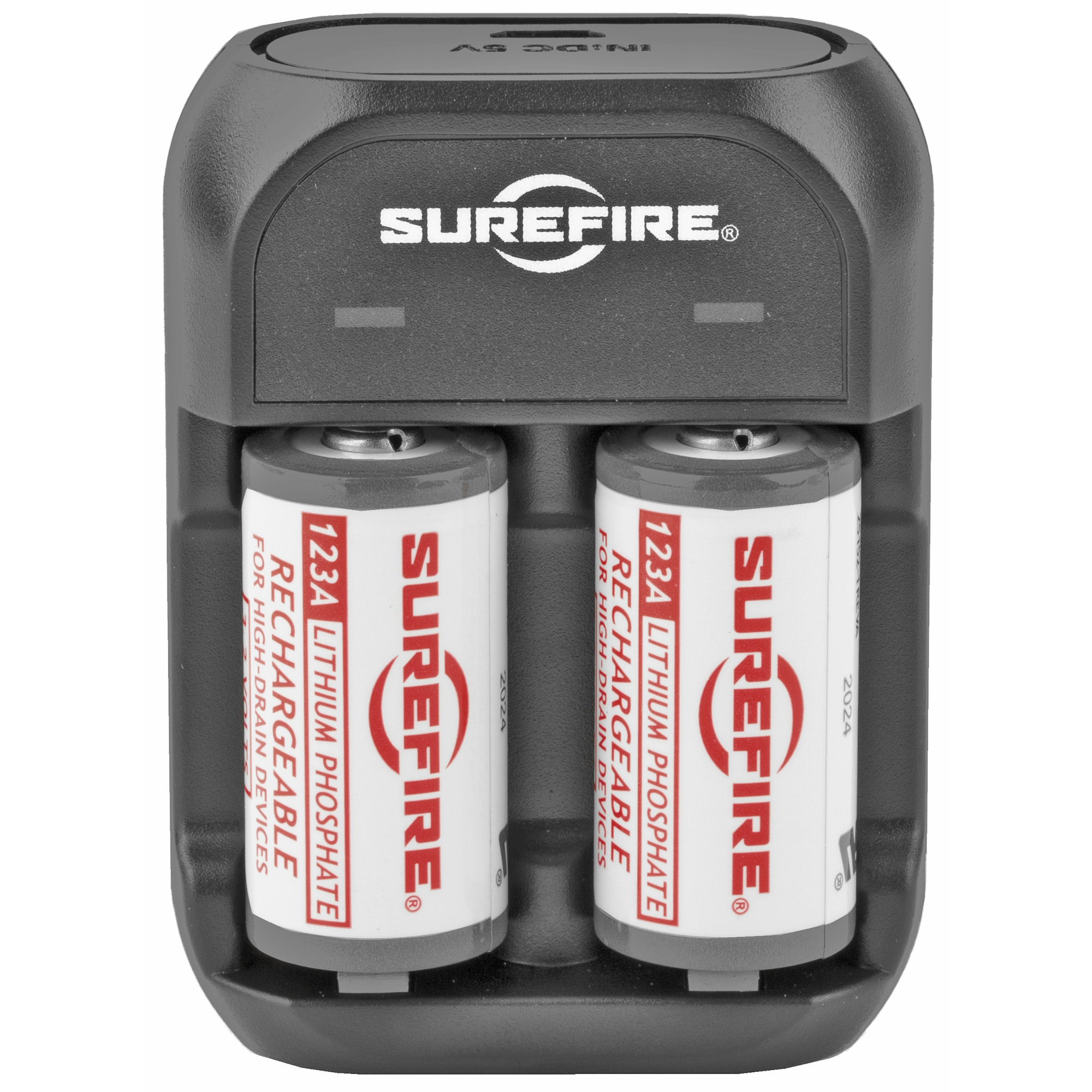 SureFire SFLFP123KIT AC/DC Charger Kit with 2 LFP123 Batteries - SureFire