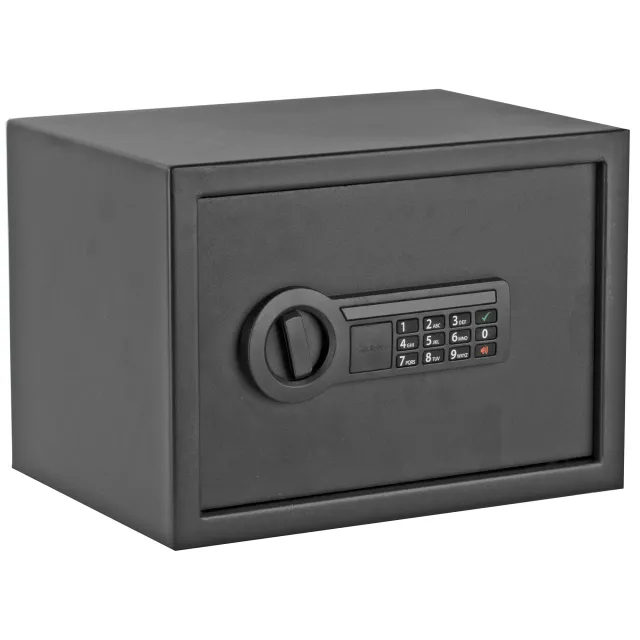 Stack-On PS-1814-E Personal Safe, Matte Black, Electronic Keypad, Steel - Stack-On