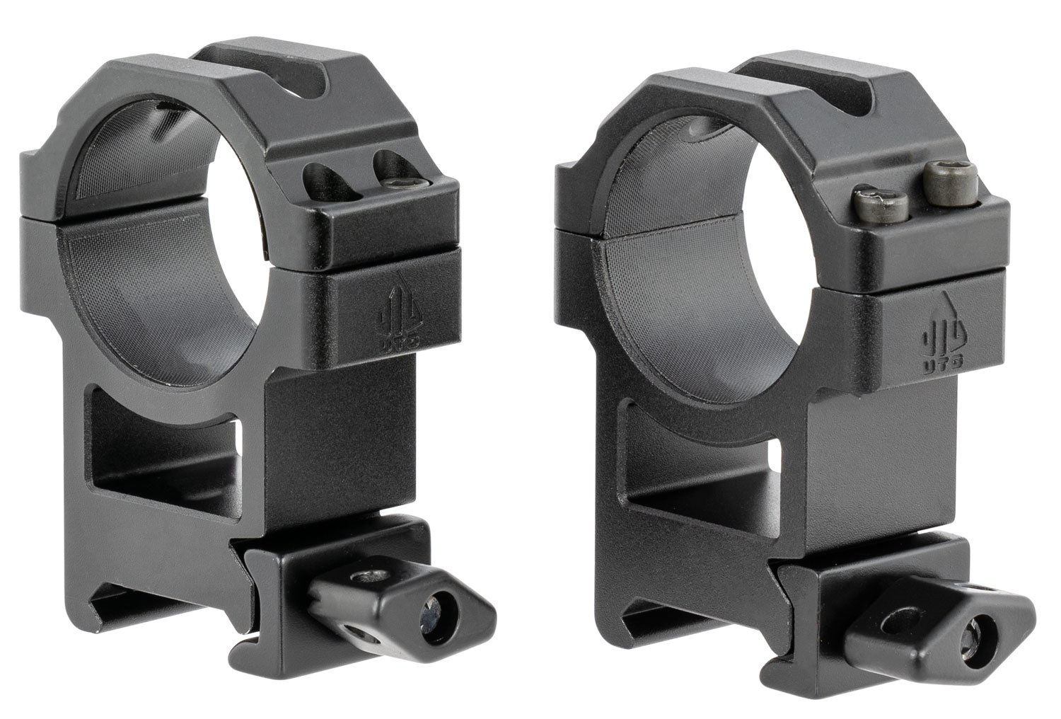 UTG RG2W3224 Max Strength 30mm High Scope Rings Black Anodized - UTG - 30MM
