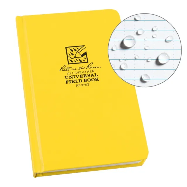 Rite in the Rain Fabrikoid Universal Hard Cover 4.75x7.5 Yellow