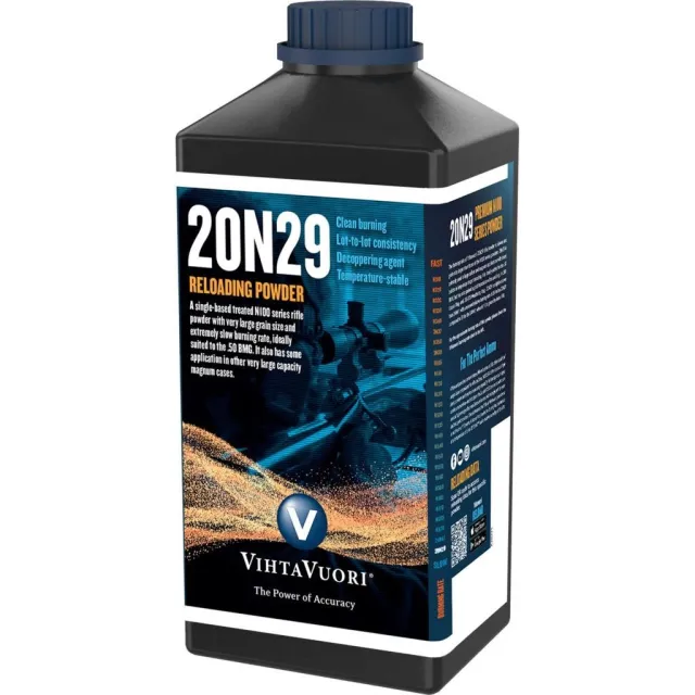 Vihtavuori T11129 20N29 Rifle Powder 1lb for .50 BMG & Magnum Rounds