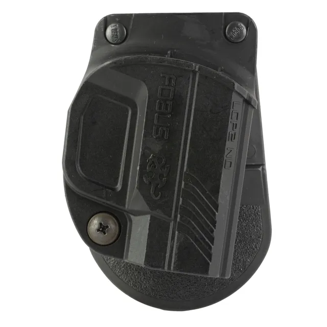 Fobus LCP2ND Holster E2 Vertec Paddle Ruger LCP II/Max Black OWB
