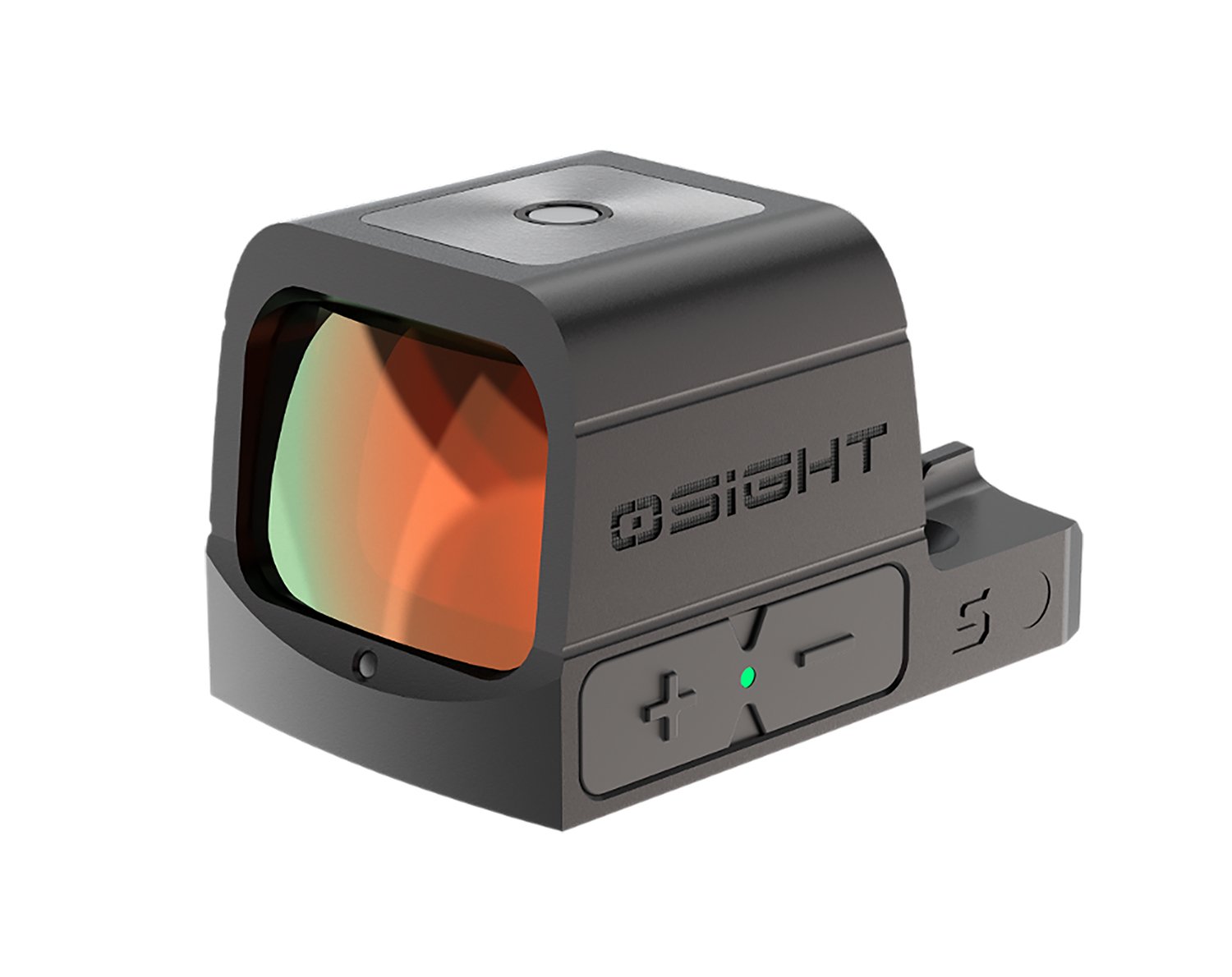 OSIGHTS Osight S Black 1x Red Dot Sight 2 MOA/32 MOA Circle Reticle - OSight