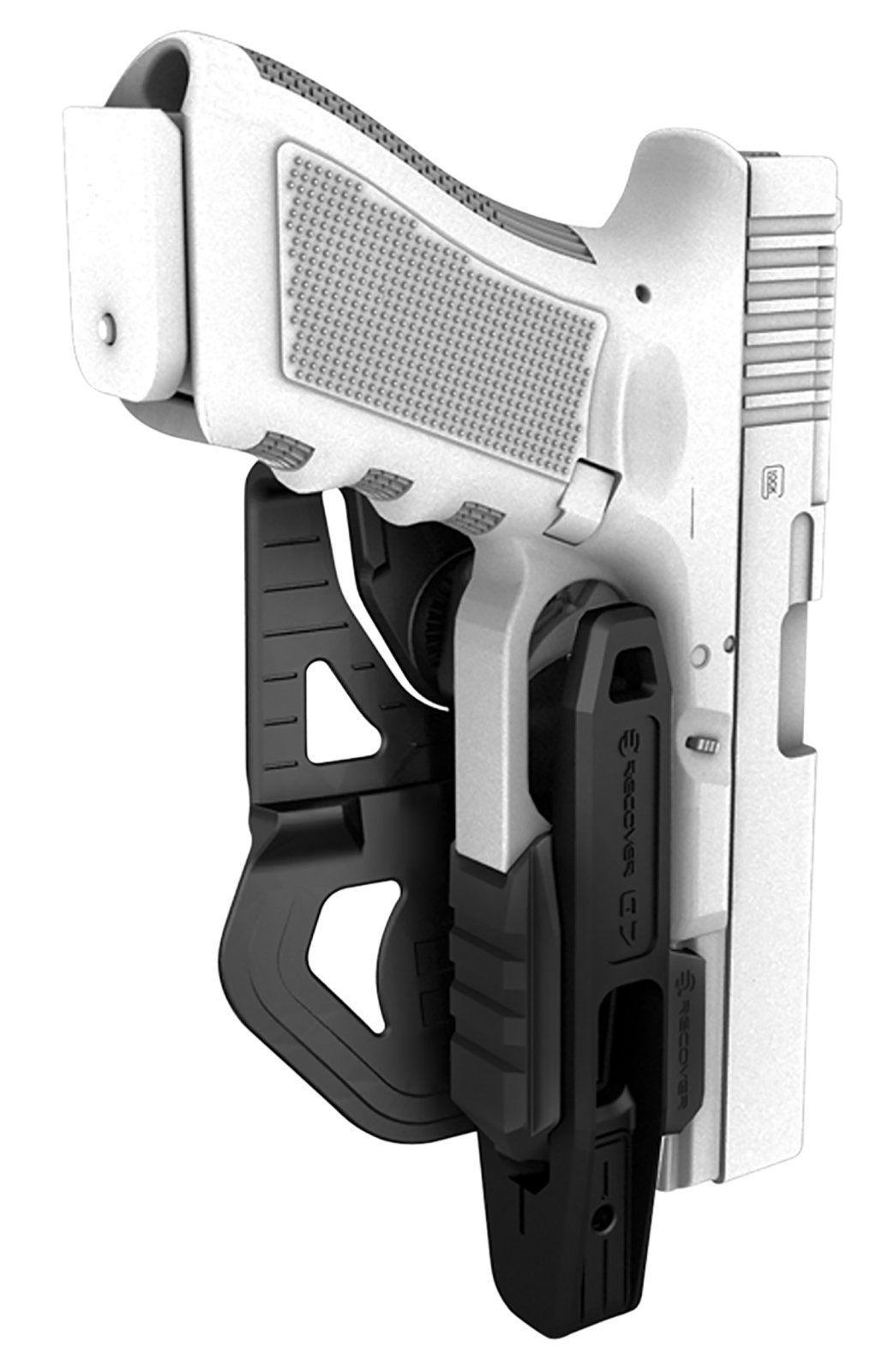 Buy Recover Tactical G7 Black Paddle Holster Glock 17/19 360 Swivel online