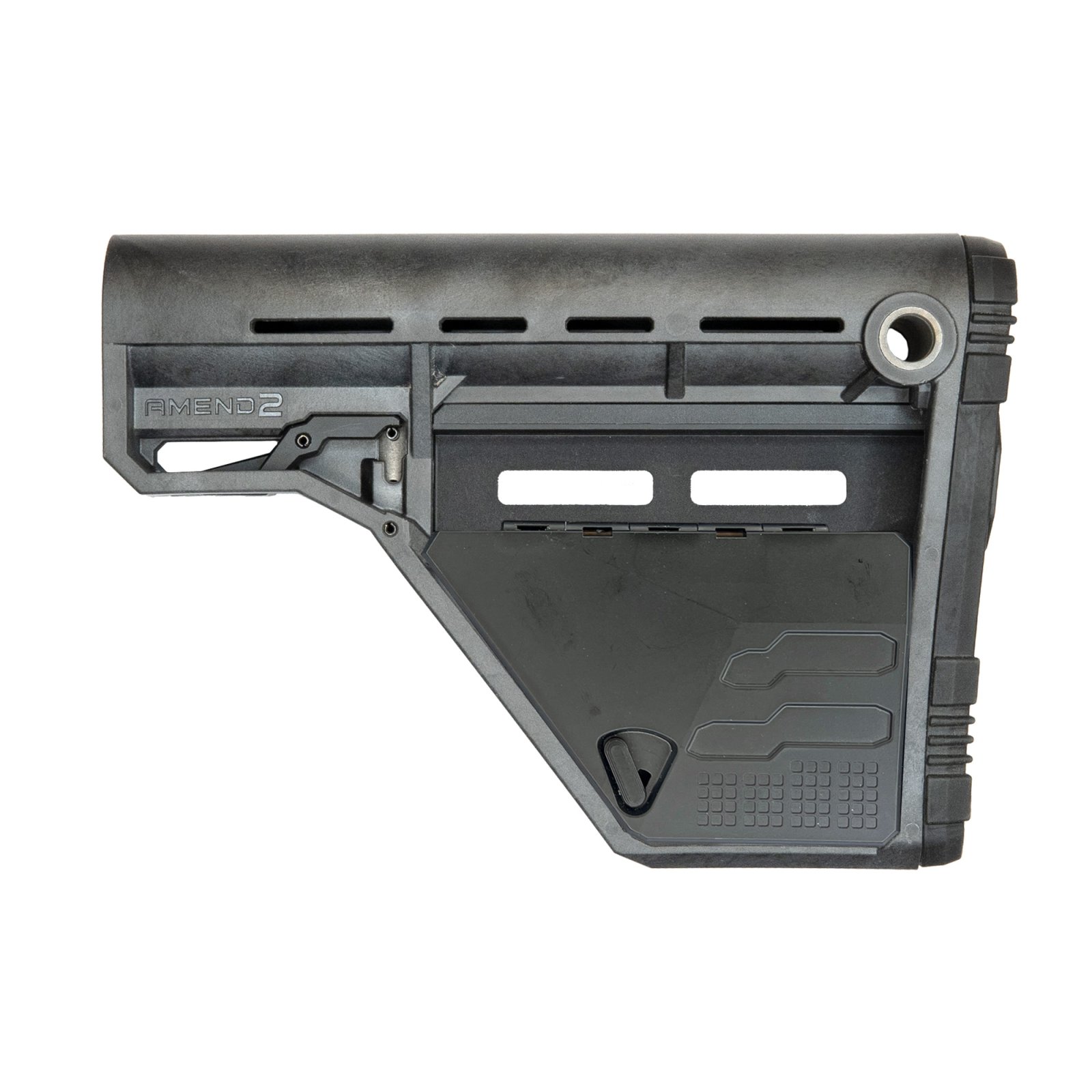 Amend2 A2AMSLOWSCBN Modular Stock AR-15 MilSpec M-LOK Carbon Gray - Amend2