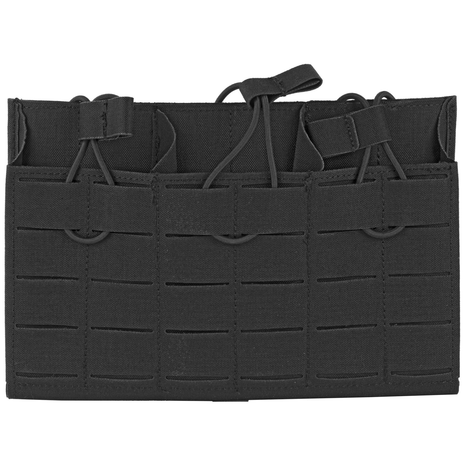 Grey Ghost Gear GTG0384-2 Triple 5.56 Mag Panel Black MOLLE - Grey Ghost Gear