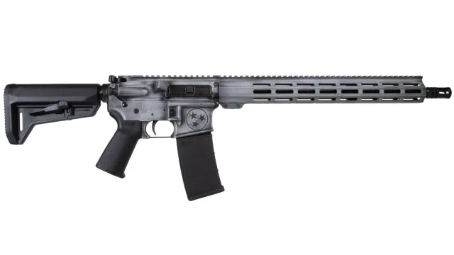 Shark Coast Tactical "Tennessee Battleship Grey Battleworn" AR-15 Rifle ...