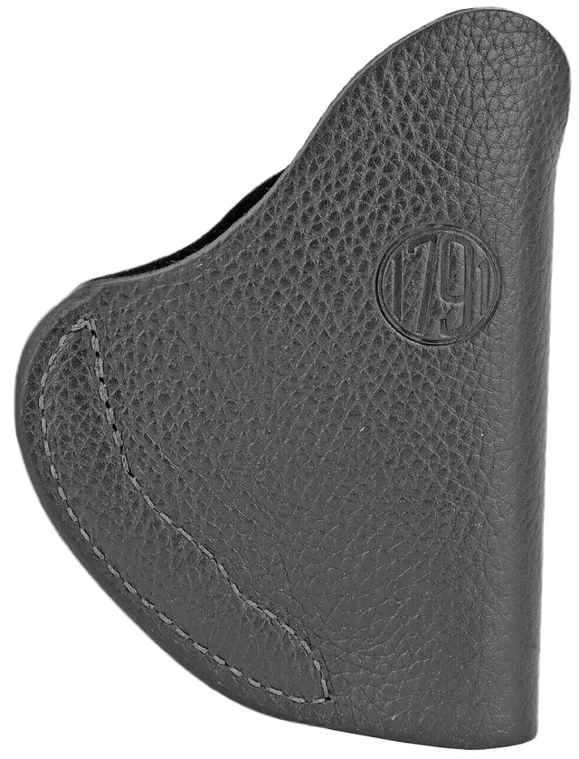 1791 Gunleather SCH-2-NSB-L Holster, Black, LH, Small Revolvers, IWB - 1791 Gunleather