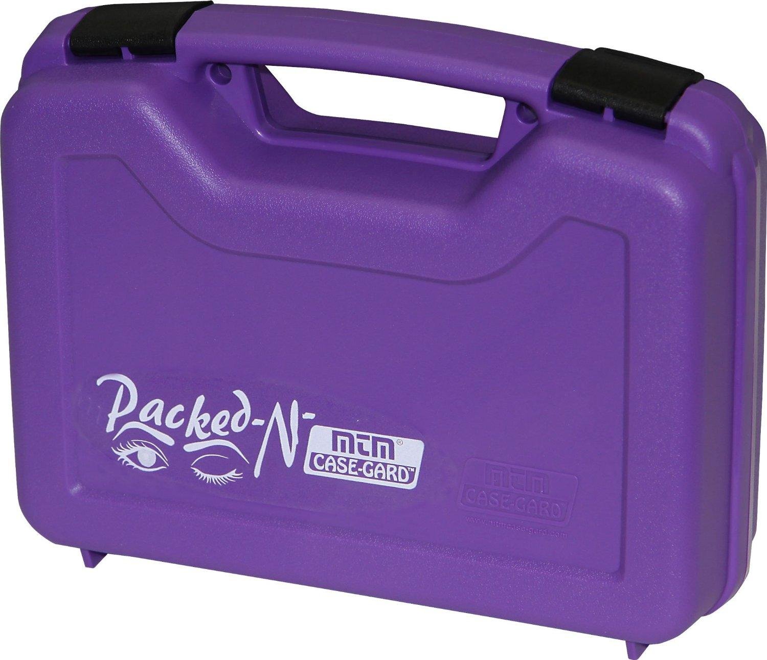 Buy MTM Revolver and Handgun up to 4in Purple Single Pistol Case (805-25) online