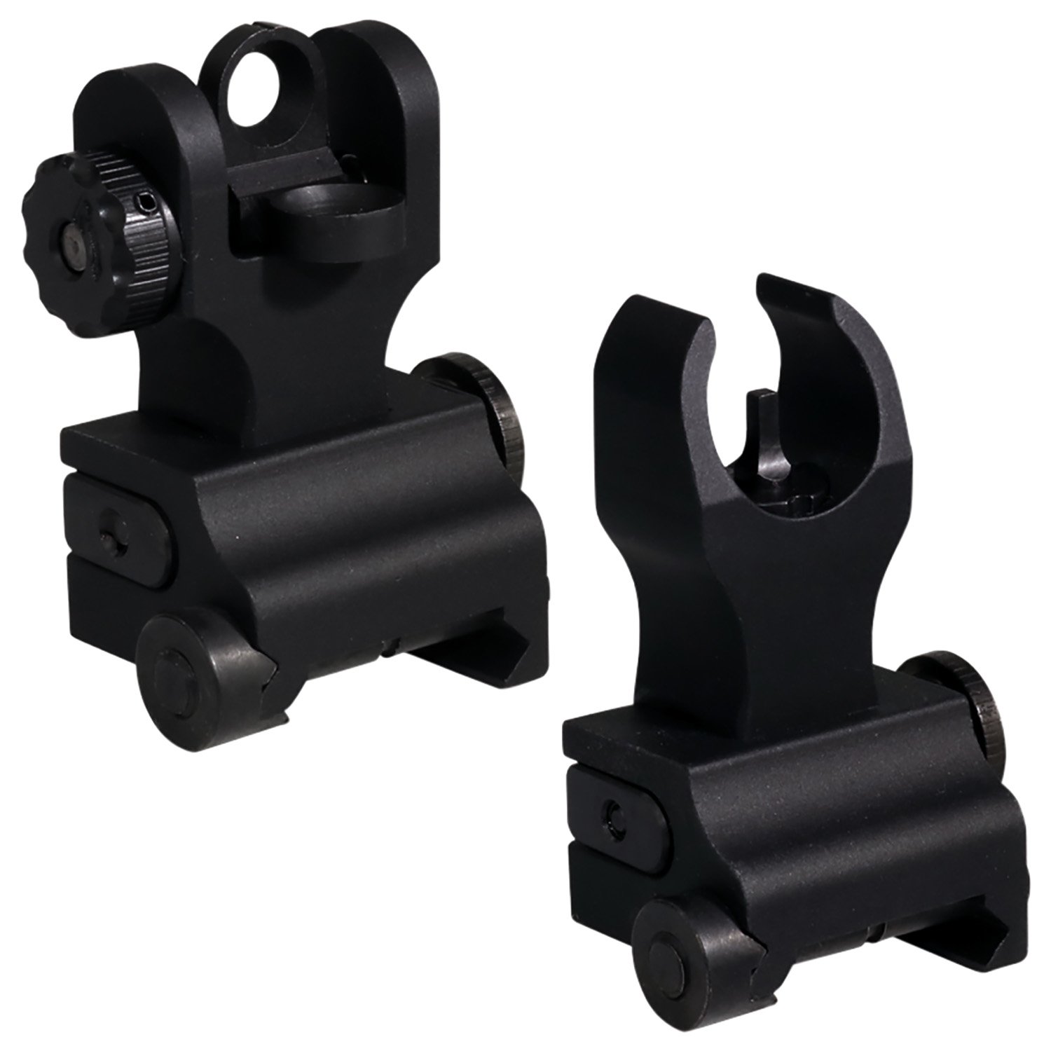 Samson QFHKA2PKG Quick Flip Folding Sights HK Front A2 Rear Black - Samson Manufacturing Corp. - 6061-T6 ALUMINUM