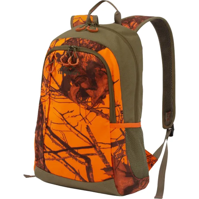 Terrain Delta Daypack Mossy Oak Blaze 19237 2 Compartments Water Bottle Pockets