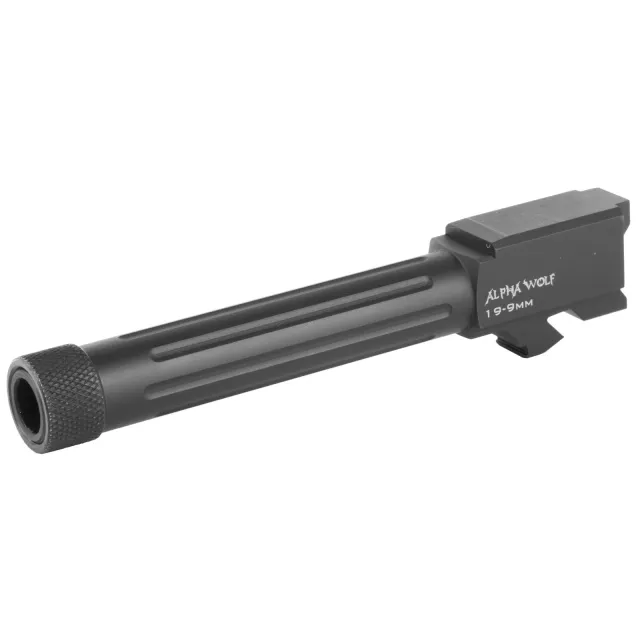 Lone Wolf AW-19TH 9mm Threaded Barrel 1/2x28 for Glock 19, 4.60" Black - Lone Wolf Distributors - 9 MM LUGER