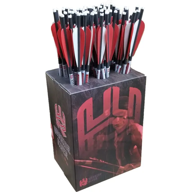 30-06 Outdoors Warrior River WRBOLT20-72 20 In Carbon Crossbow Bolt 72 Pack - 30-06 Outdoors