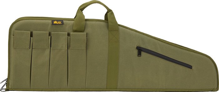 US Peacekeeper P20145 45" MSR Case, 4 Mag Pouches, Olive Drab Green - US Optics