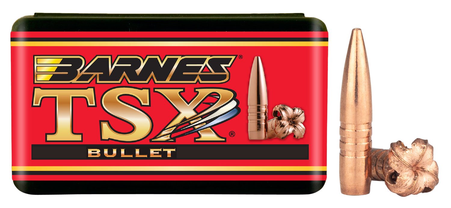 Barnes TSX 30349 .30 Caliber 165 Grain Boat Tail 50 Rounds Box - Browning - 30 Caliber