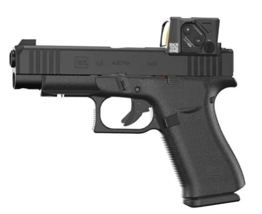Glock PA4850B01FRMOS8 Semi-Auto Pistol 48 9MM 10+1 Black MOS8 - Glock - 9MM for sale at Gun Club HQ
