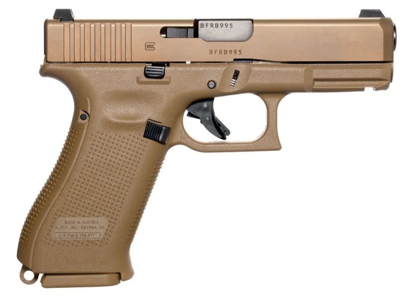 Buy Glock UV1950701X G19X V 9mm 4.02" Flat Dark Earth PVD Semi-Auto Pistol online