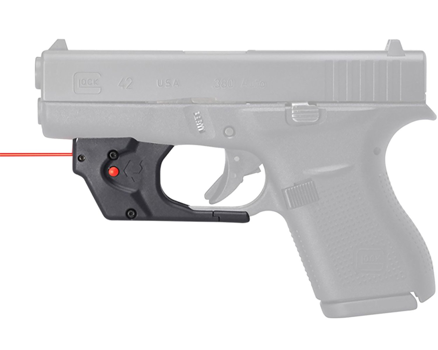 Buy Viridian 9120014 Red Laser Sight Glock 42/43/43X/48 E-Series Black online
