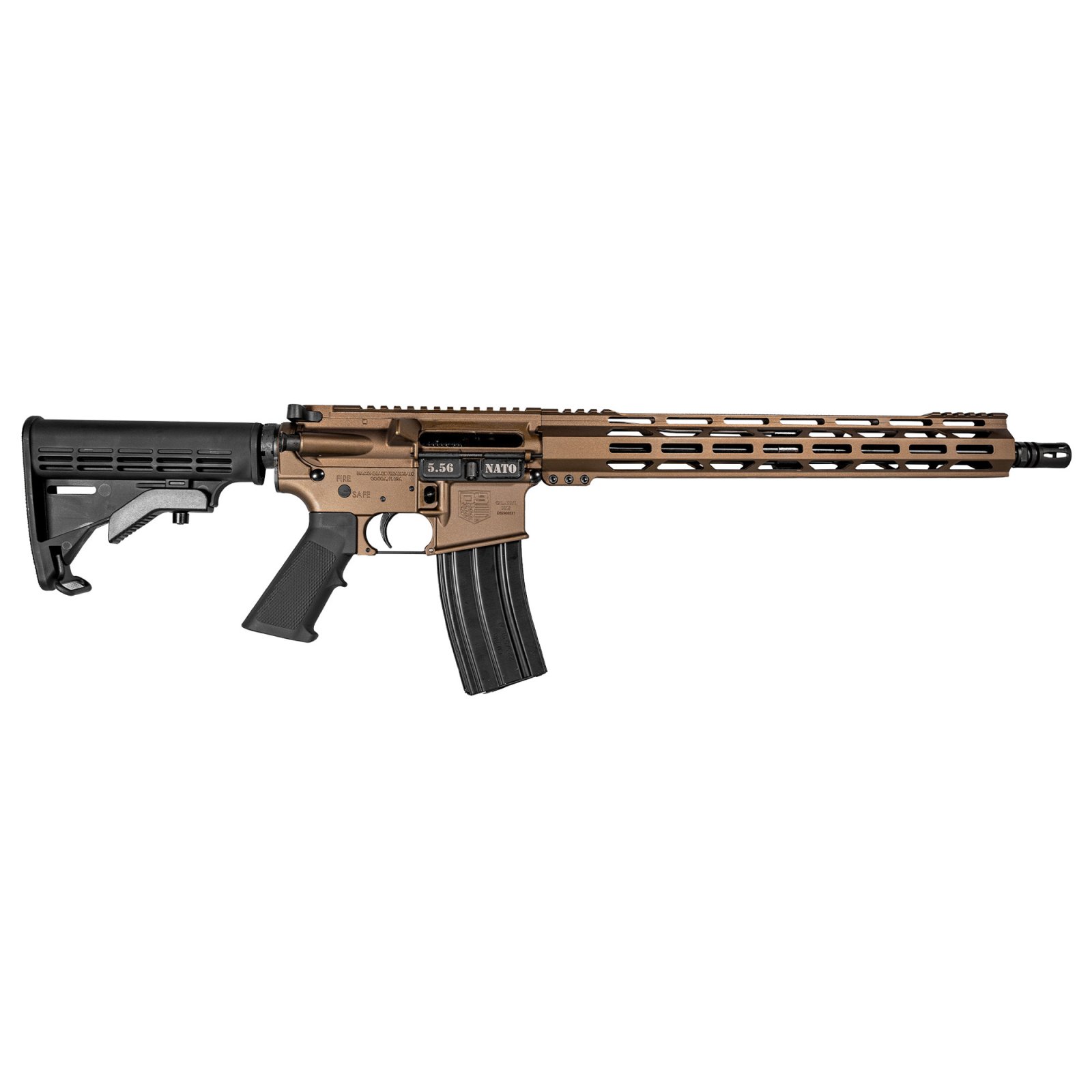 Diamondback DB171AK071 AR-15 Rifle, 5.56 NATO, 16" Barrel, Bronze Finish - Diamondback Firearms - 223 REMINGTON