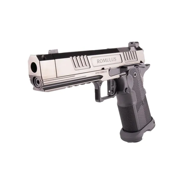 Alpha Foxtrot AF1911 Romulus RMSc Comp 9mm 4.25 In Polished DLC - Alpha Foxtrot - 9MM for sale at Smoke Wagon Firearms
