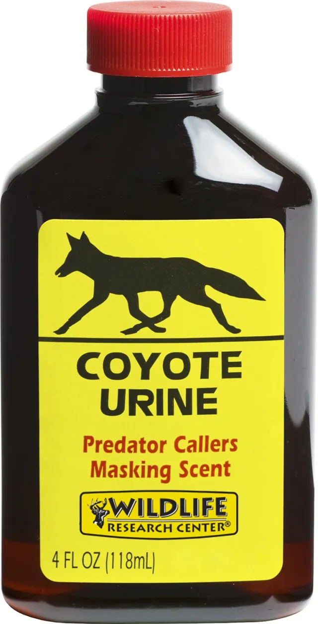 Wildlife Research 523 Coyote Urine 4 oz Strong Natural Odor Attractant - Wildlife Research