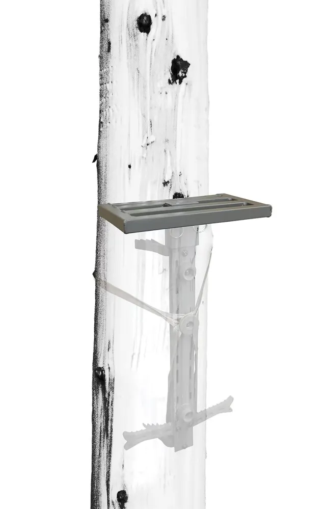 Hawk HWKHHSP Helium HSP Platform Gray Aluminum 10"x6" 300 lbs - Hawk Treestands