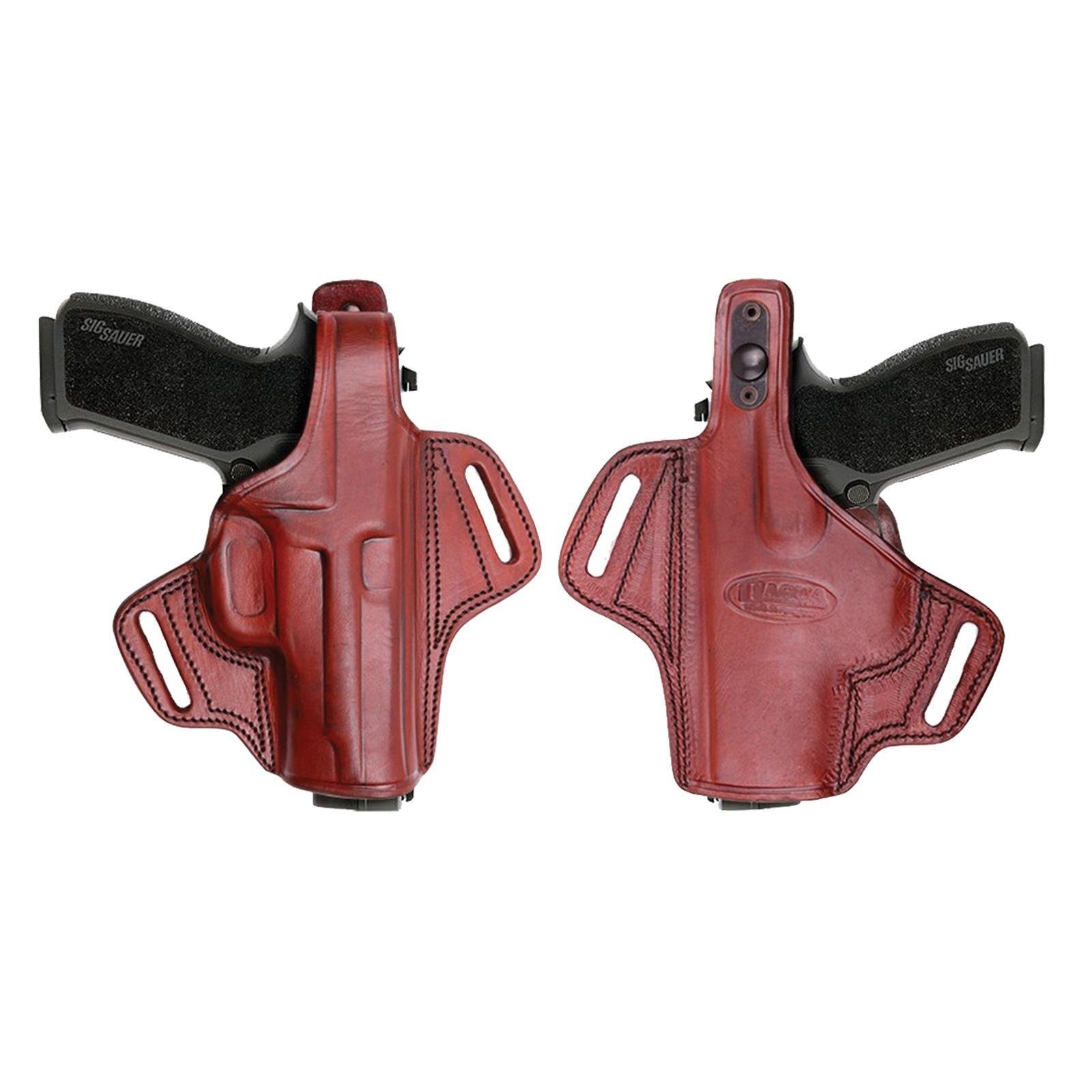 Tagua BH1-202 Thumb Break Belt Holster Colt 1911 Brown Right Hand - Tagua Gun Leather