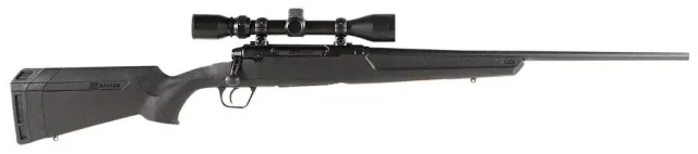 Buy Savage 32002 Axis XP .22-250 Rifle, 22" Barrel, 3-9x40 Scope, Black Stock online