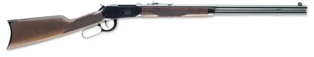 Winchester Model 94 Sporter 30-30 Win Caliber Lever Action Rifle with 8+1 Capacity, 24" Barrel, Brushed Polish Blued Metal Finish & Satin Black Walnut Fixed Straight Grip Stock Right Hand (Full Size) - Winchester - 30-30