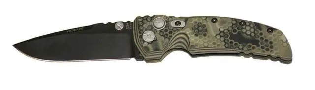 Hogue EX-01 3.5" G-Mascus Green Cerakote G10 Frame Tread Folder Drop Point Blade - Hogue