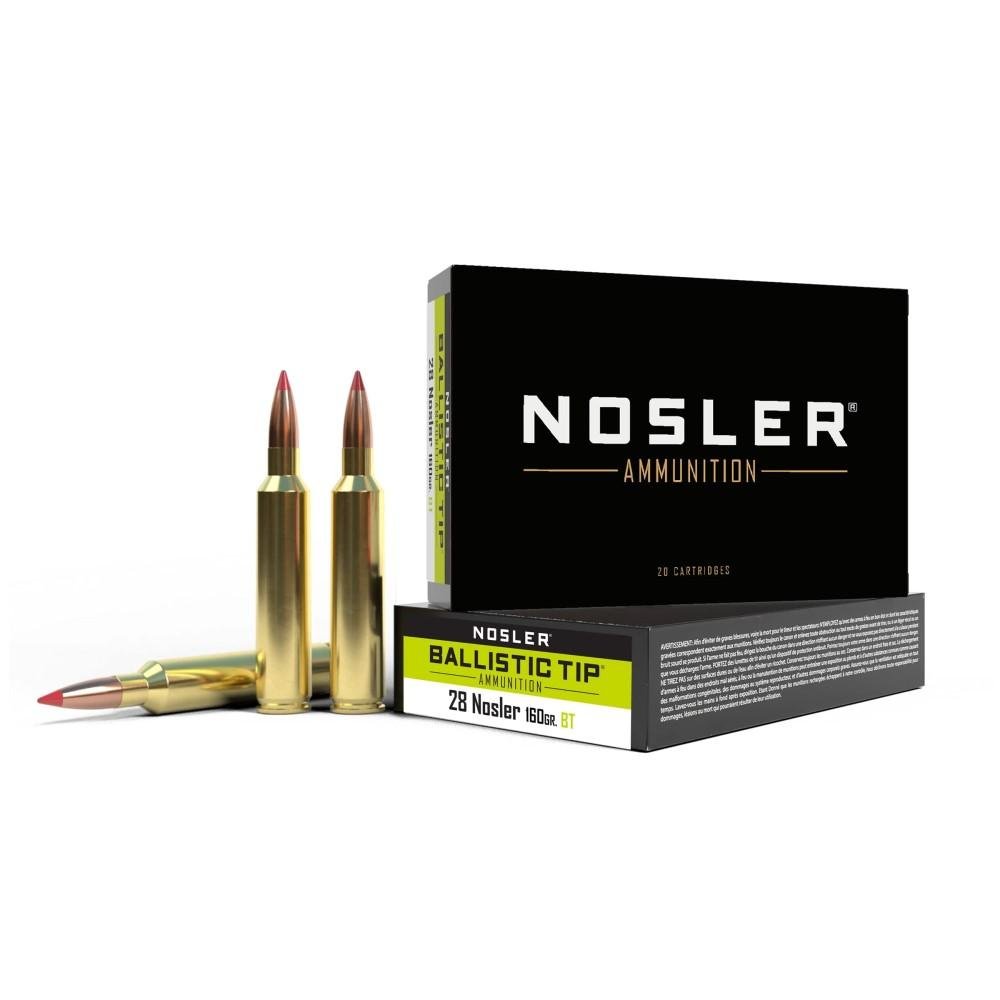 Buy Nosler Ballistic Tip Rifle Ammunition 28 Nosler 160 gr. BT SP 20 rd. online