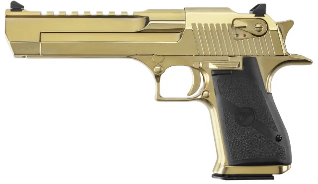 Magnum Research DE44ZNG Desert Eagle 44 Magnum 6.0" Gold Zirconium Nitride Semi-Auto Pistol - Magnum Research - 44 Mag