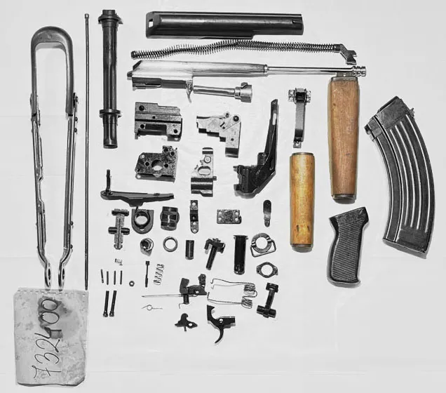 Zastava M70AB2 Parts Kit AB2C2 Underfolder Grade 2 Military Surplus - Zastava Arms for sale at Dahlonega Armory