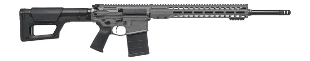 Barrett 18852 REC10 LR 308 Win 20+1 20" Black Match Grade Threaded Barrel, Tungsten Gray Cerakote Aluminum Receiver w/Picatinny Rail, M-LOK Handguard, Magpul MOE Black Polymer Stock & Grip, Ambidextro