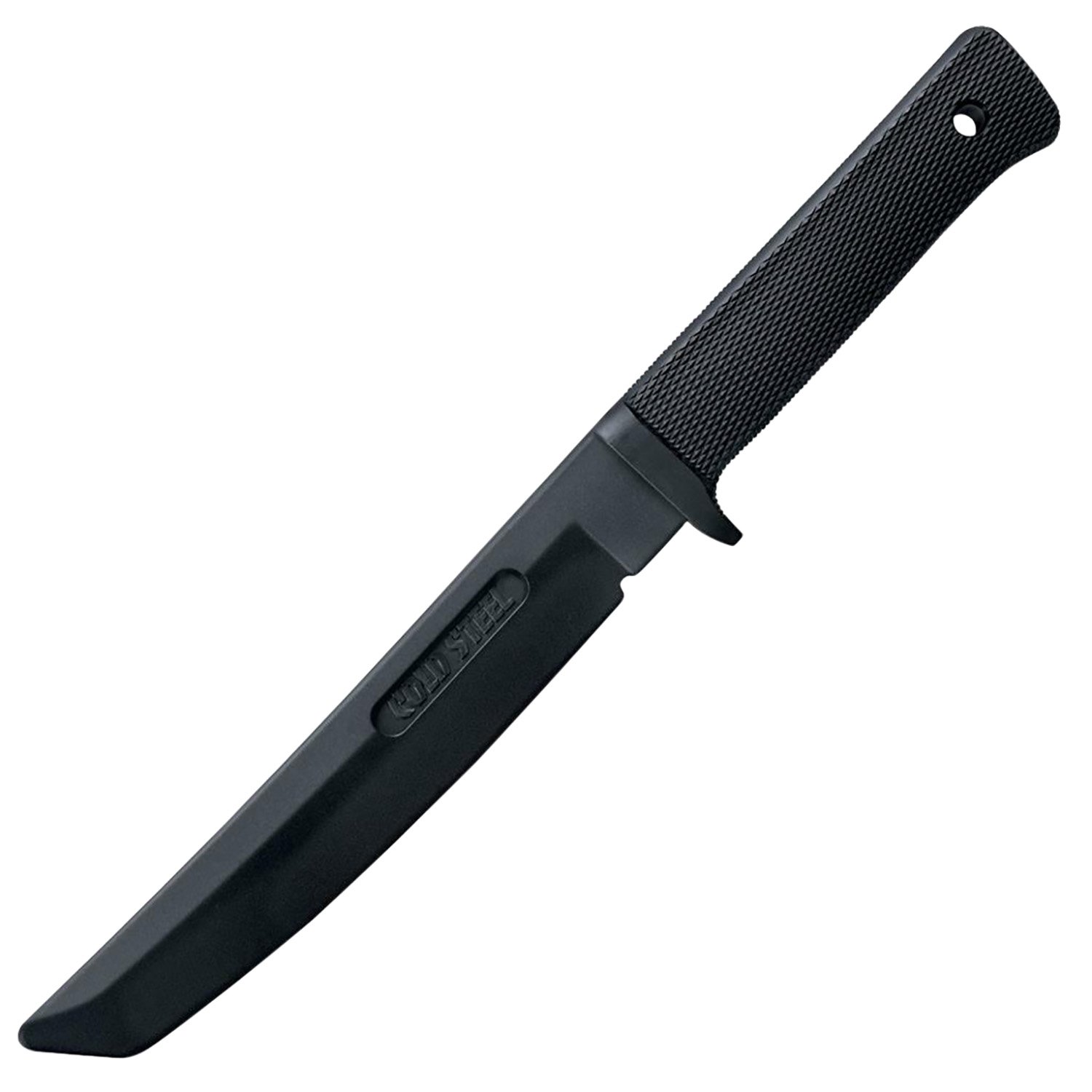 Cold Steel Recon Rubber Trainer 7 In Fixed Tanto Black Santoprene - Cold Steel
