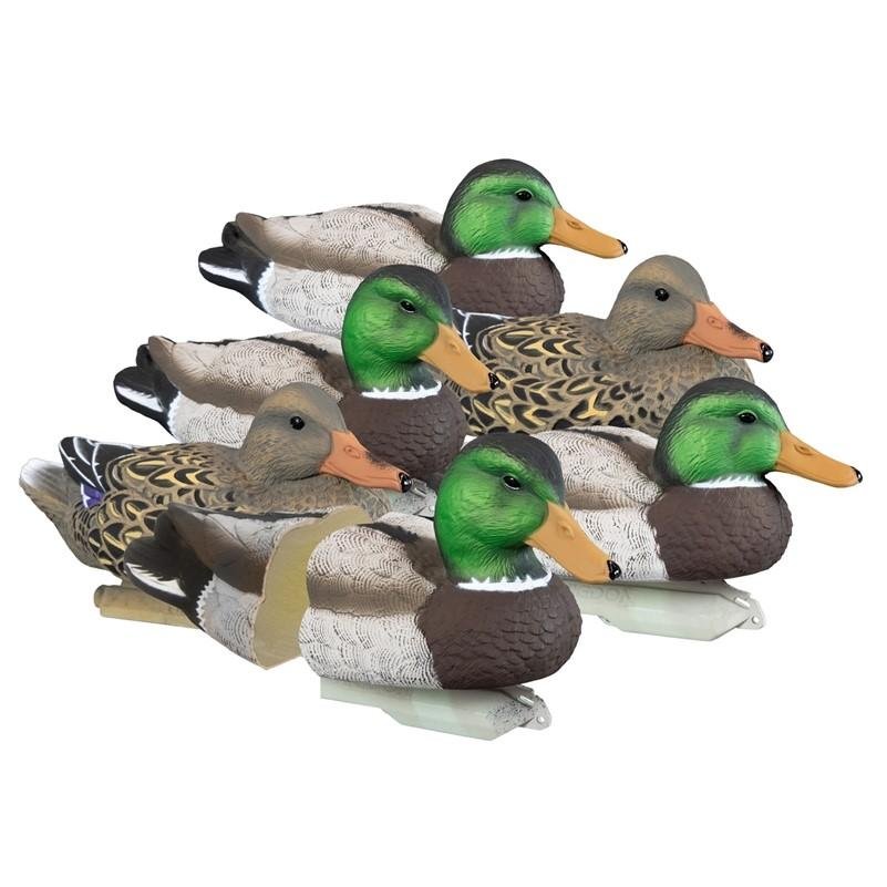 Higdon Outdoors 19023 Standard Mallard Foam Filled Decoys 6pk - Higdon Outdoors