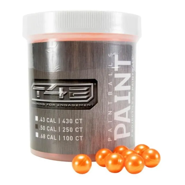 Buy Umarex T4E Paintballs .50 Cal Ammo 250/Ct - Orange online