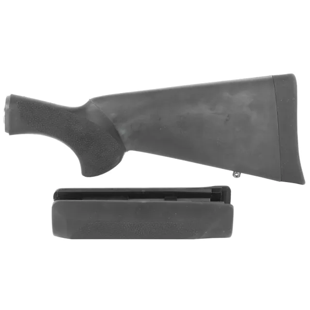 Hogue 08712 OverMolded Combo Kit Black Stock & Forend for Remington 870 - Hogue
