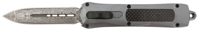 Steel River A163BDD Spartan 3.50" OTF Dagger Damascus 440C SS Blade