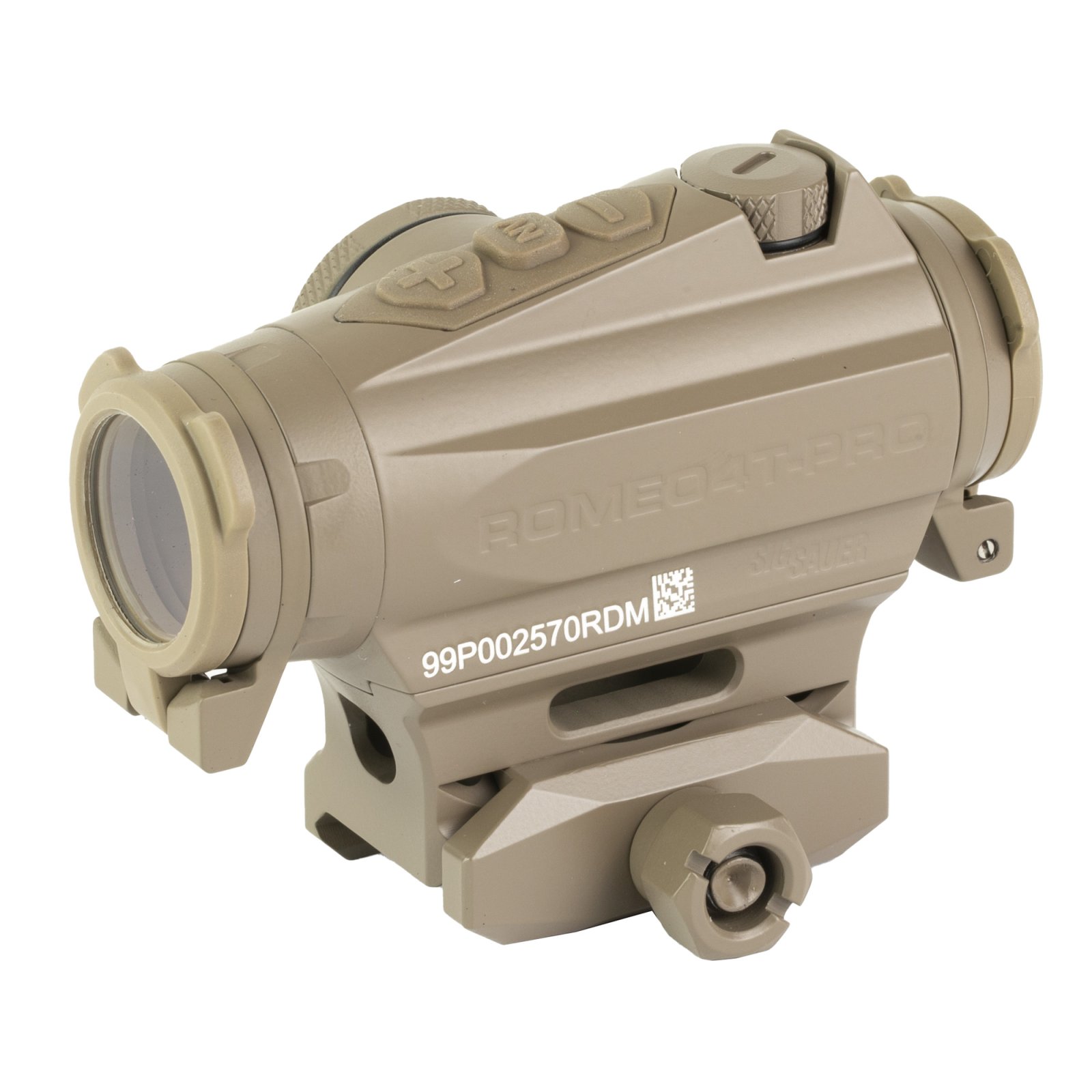 Sig Sauer SOR44102 Romeo 4T Pro 1x20mm Red Dot Sight FDE 65 MOA Ring - Sig Sauer - 20MM