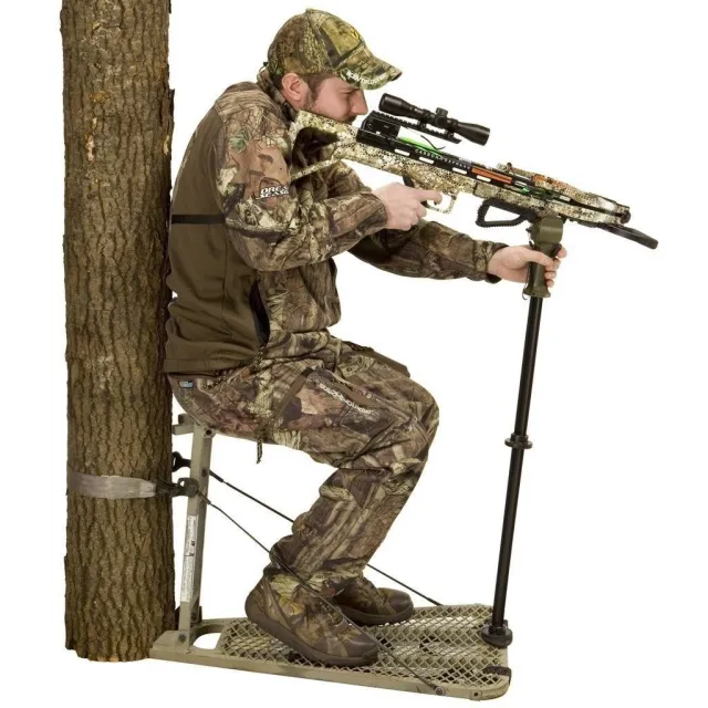 SolidAim Shooting Stick for Rifle & Crossbow - Retractable from 8-60