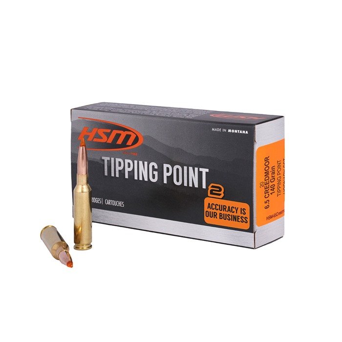 Buy HSM 65CREEDMOOR8N Tipping Point Super Shock Tip 6.5 Creedmoor 140 gr 20... online