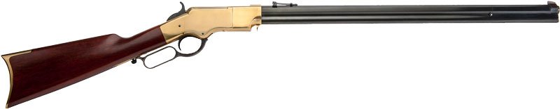 Cimarron CA239 Henry Civilian 44/40 24" Brass Frame Blued Walnut - Cimarron - .44-40 WINCHESTER