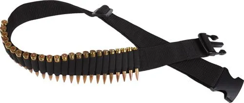Buy Bulldog Cases Rifle Ammo Belt Holds 24 Cartridges Adjustable BLK WABR online