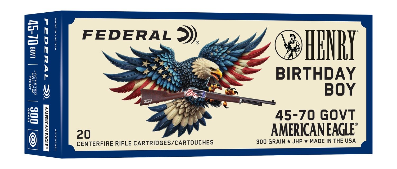 Buy Federal Premium 4570Henry .45-70 Govt 300gr JSP Henry Edition 20rd online